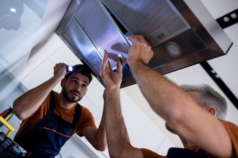 Kitchen Hood Installation